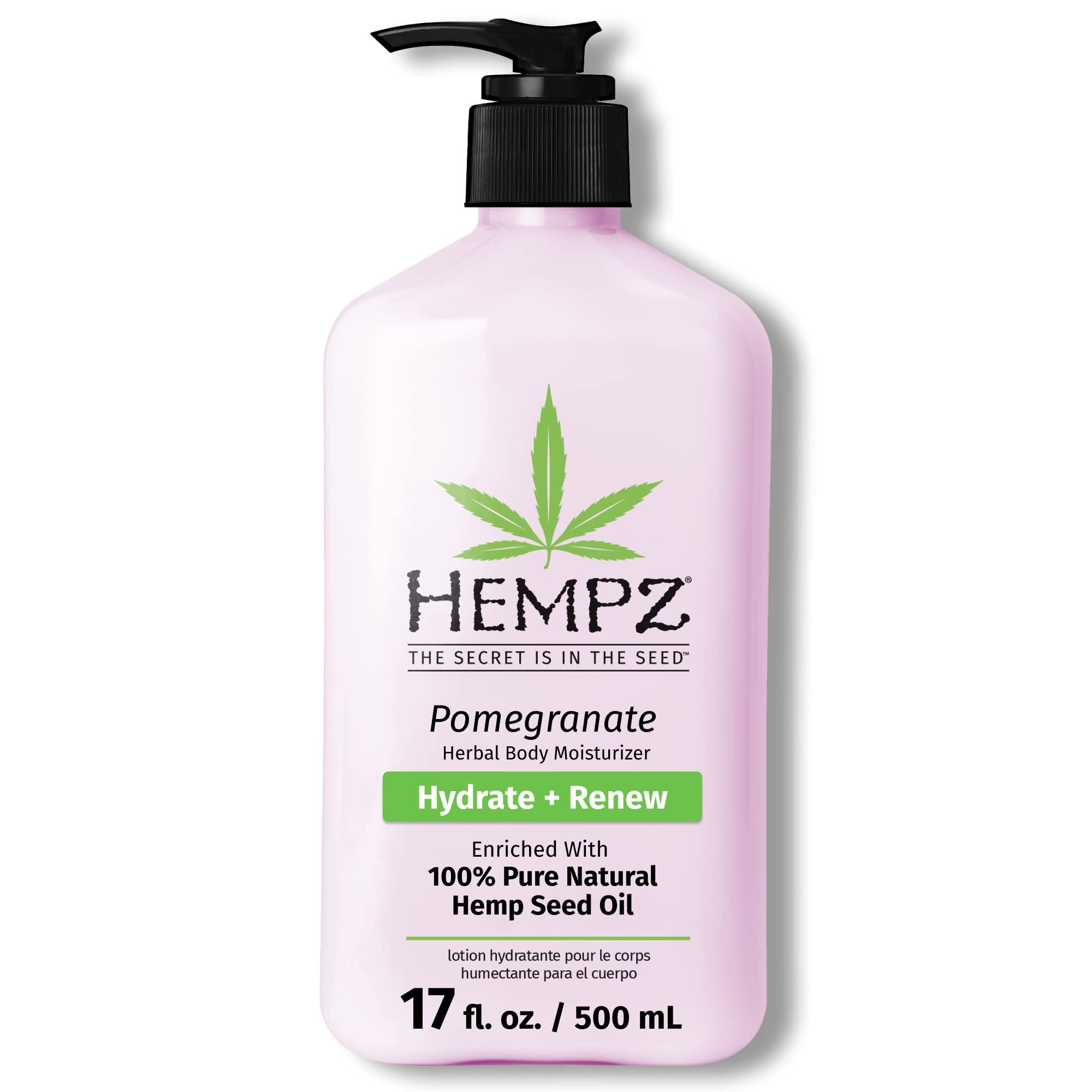 HEMPZ Pomegranate Herbal Body Mositurizer - Body Lotion - 17oz