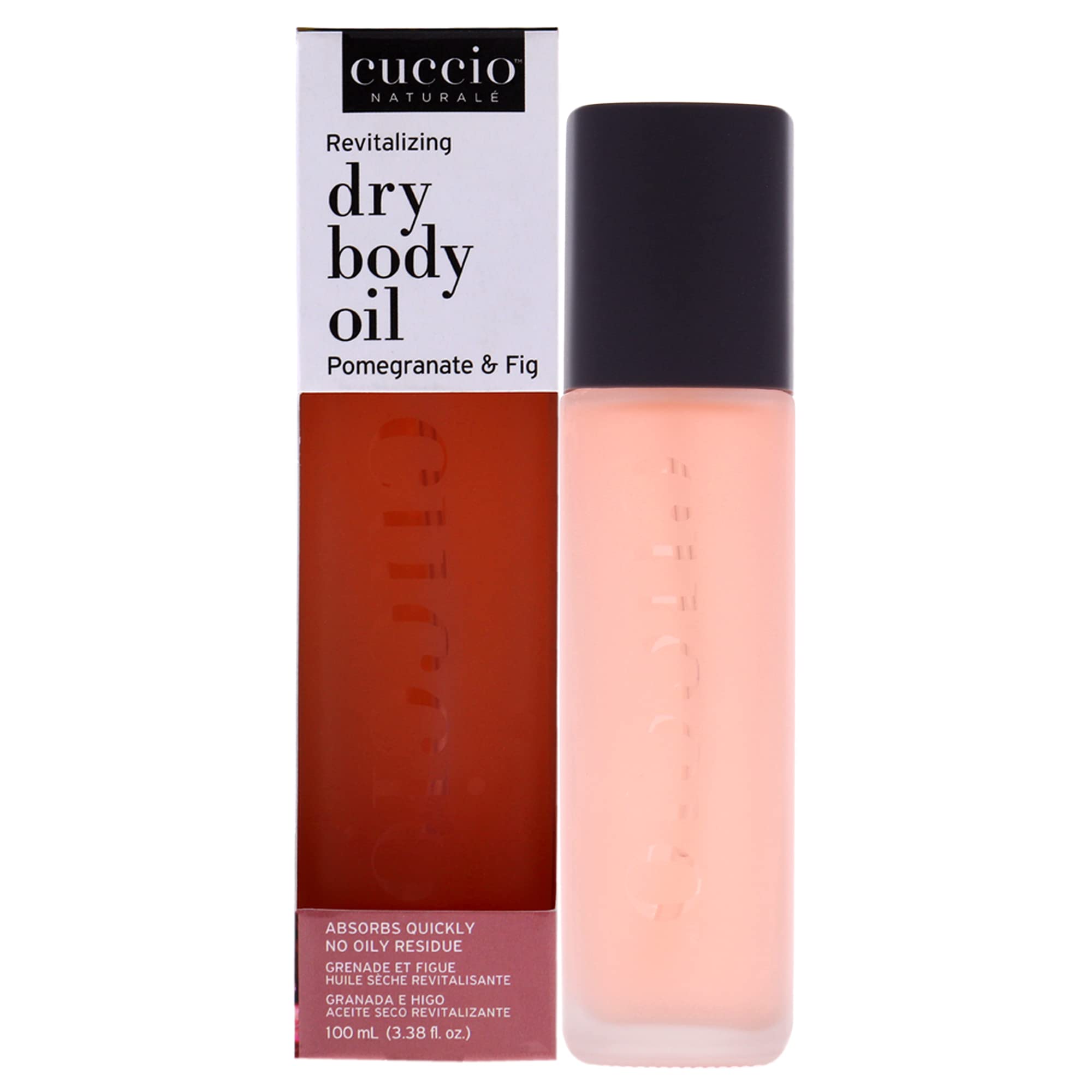 Cuccio Naturale Revitalizing Dry Body Oil - Pomegranate and Fig for Unisex - 3.38 oz Oil