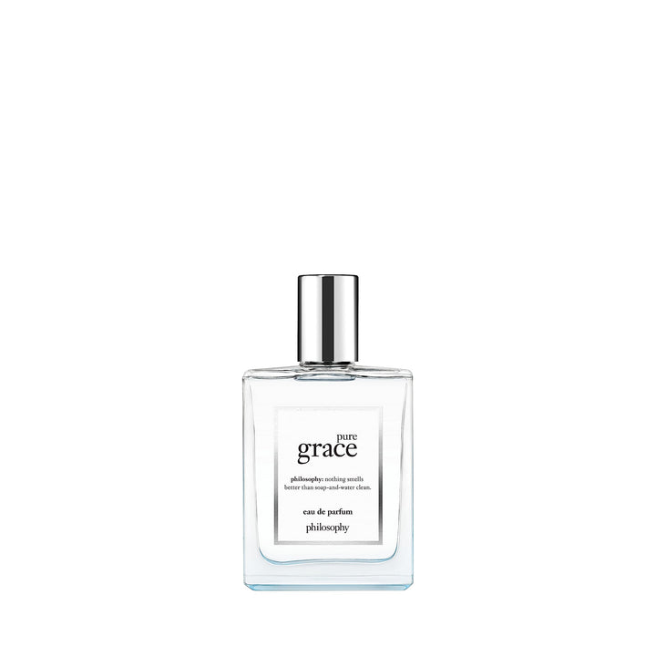 philosophy pure grace eau de parfum - crisp & clean women's perfume - with notes of water lily, leafy greens & musk - long lasting fragrance - 2 fl oz
