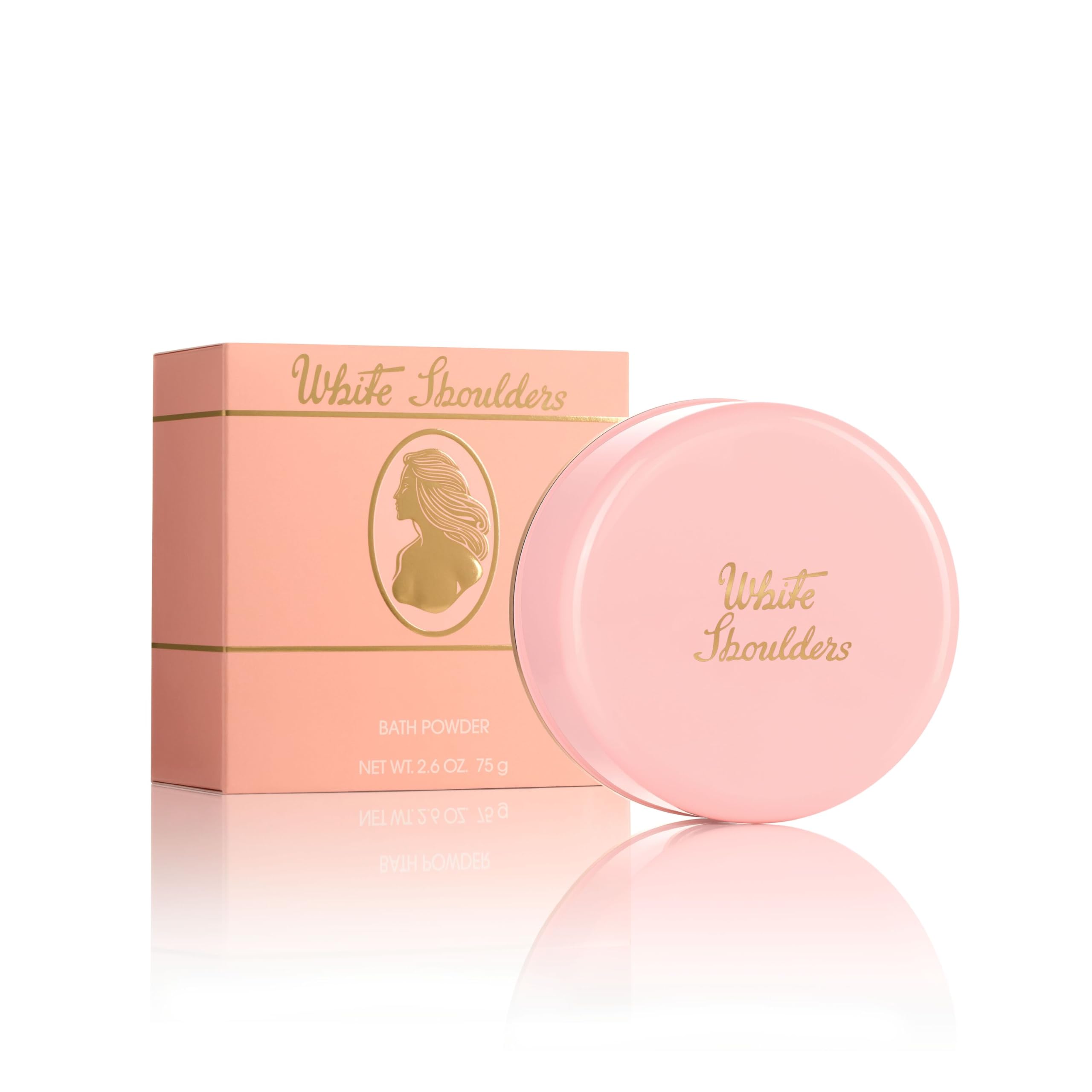 Evyan White Shoulders Body Powder, 2.6 Ounce