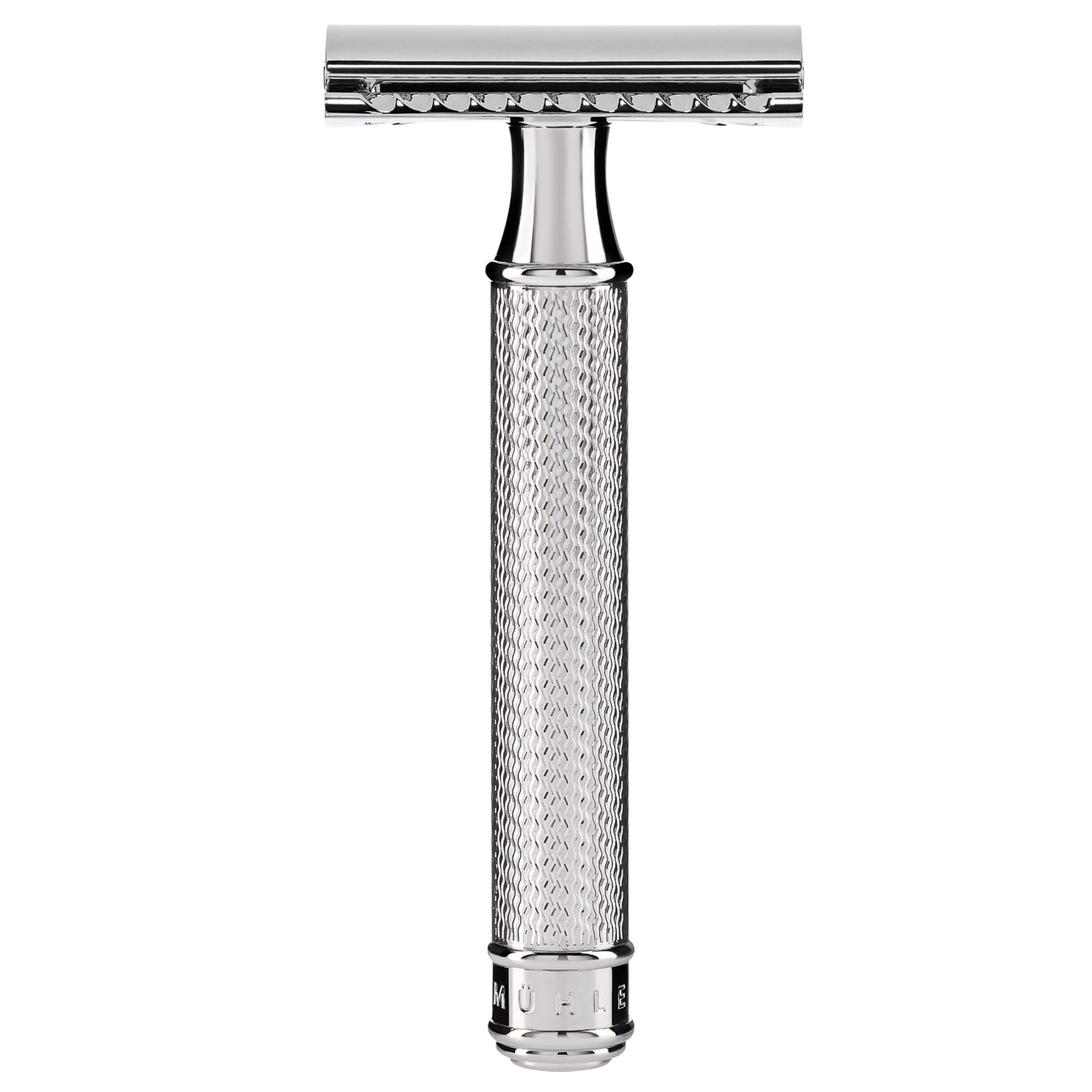 Muhle R89 Grande Chrome Handle Safety Razor Closed Comb