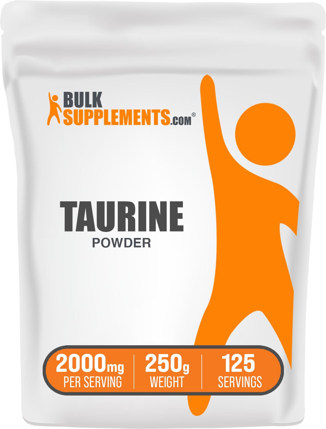 BulkSupplements Pure Taurine Powder (250 grams)