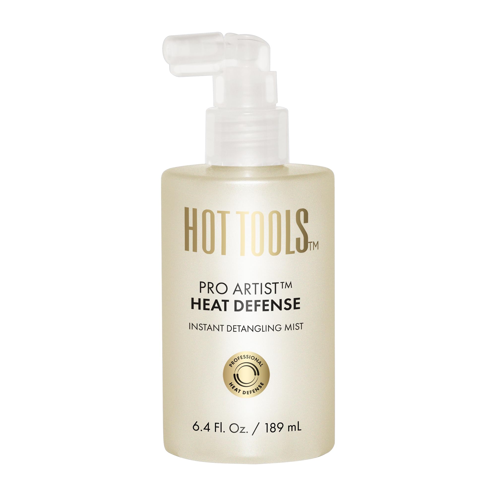 HOT TOOLS Heat Protectant & Instant Detangling Mist | Leave-In Conditioner for Hydrated, Smoother & Shinier Hair |Protects Hair from Heat Damage without Use of Silicones