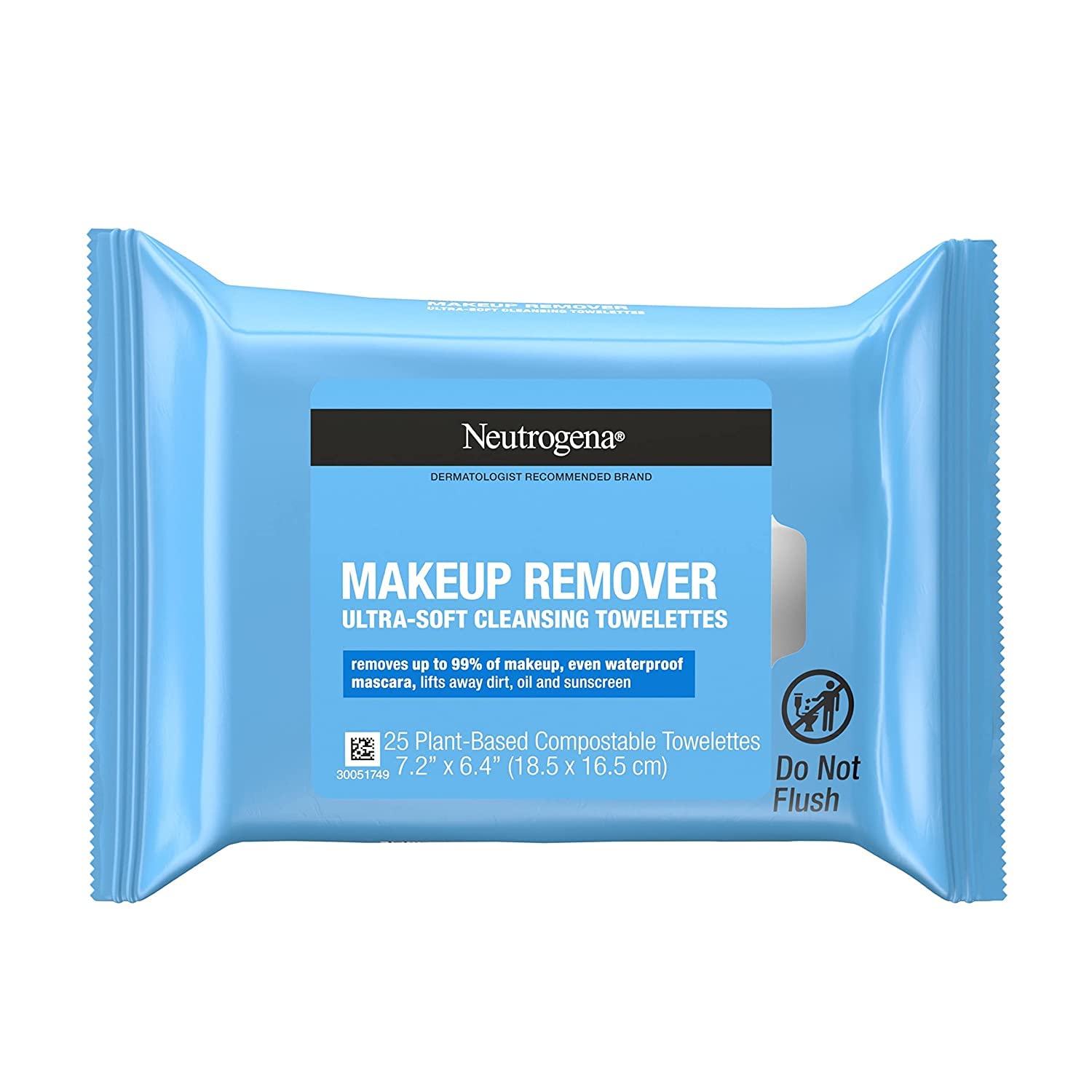 Neutrogena Makeup Remover Ultra-Soft Cleansing Towelettes 25 Count (Pack of 3)