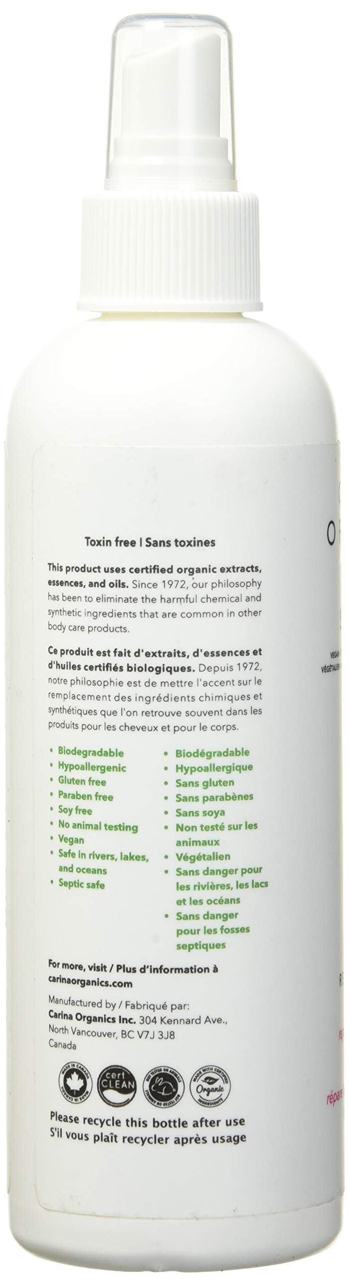 Carina Organics Sweet Pea Leave In Conditioner, 250ml