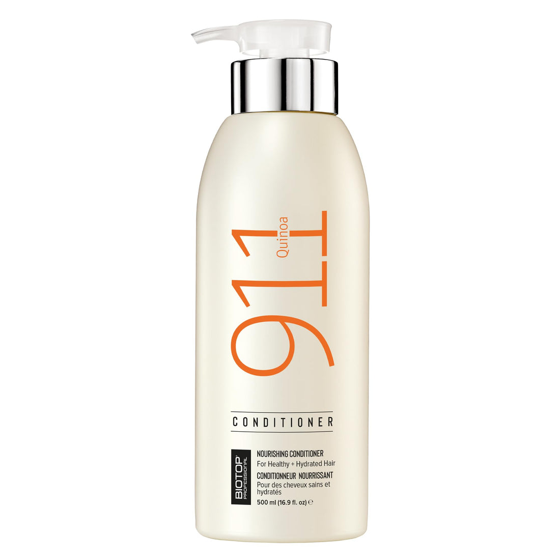Biotop Professional 911 Quinoa Hair Conditioner - Hydrating Conditioner for Hair Health + Frizz Control - Repairing, pH Balancing & Nourishing Treatment for Dry Ends - (33.8oz/1 L)