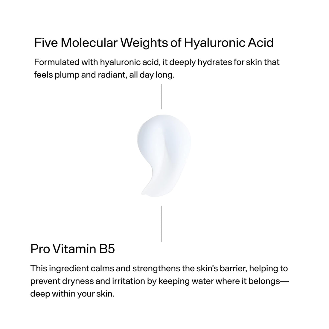 Versed Water Rush Intensive Hydrating Serum - Hyaluronic Acid Serum for Face with Vitamin B5 - Lightweight Face Serum for Dry Skin - Sensitive Skin-Approved & Clinically Tested