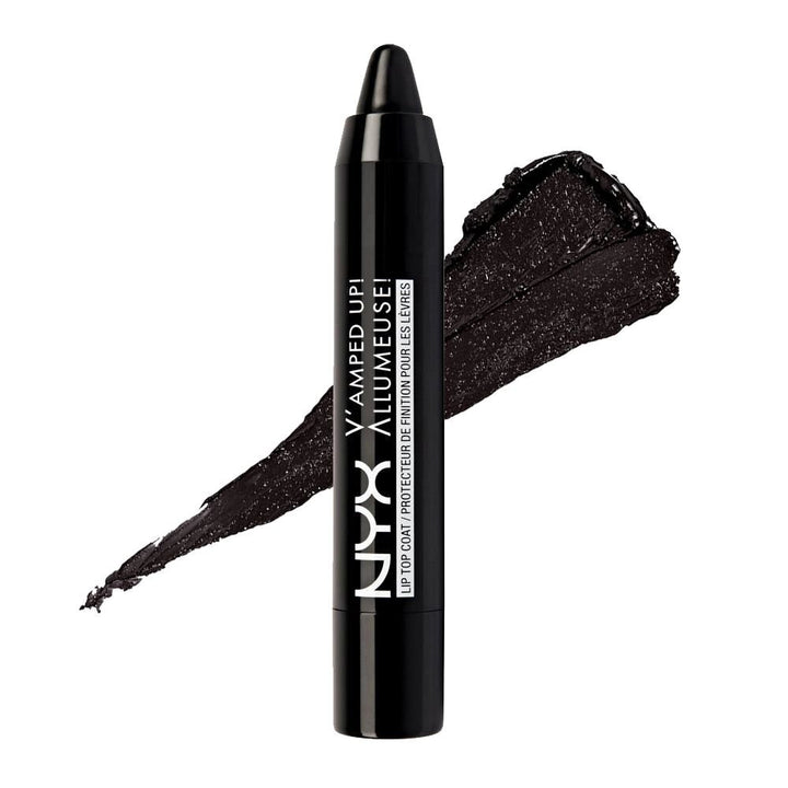 Nyx Professional Makeup Vamped Up Lip Top Coat, Black, 3g