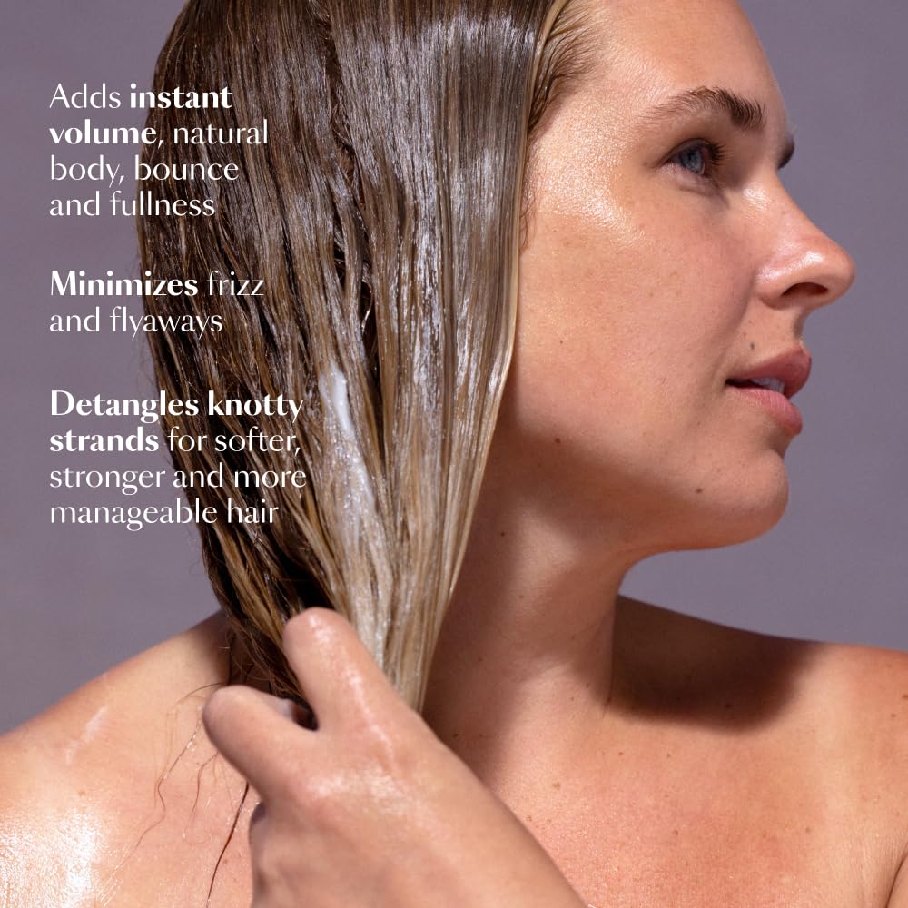 UPLIFT Volumizing Conditioner For fine, flat & thinning hair, Provides Volume & Resists Humidity, Non Sticky Formula, Bouncy Soft Hair