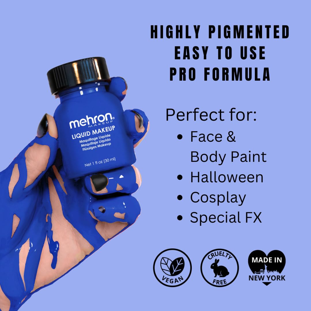 Mehron Mehron makeup liquid face and body paint, 4.3 Ounce