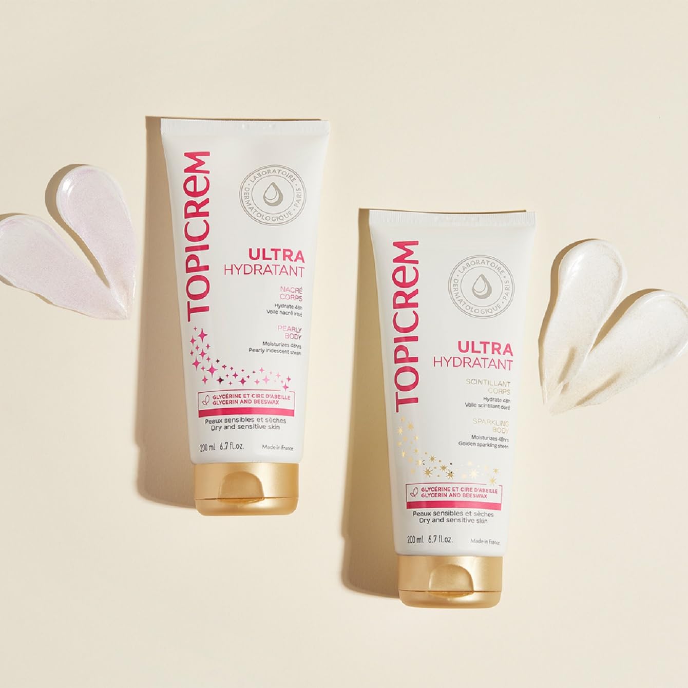 TOPICREME ULTRA MOISTURIZING SPARKLING BODY MILK 200ML