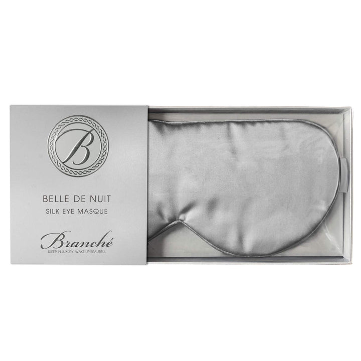 Silver Belle De Nuit 100% Silk Eye Masque 1 pc by Branche
