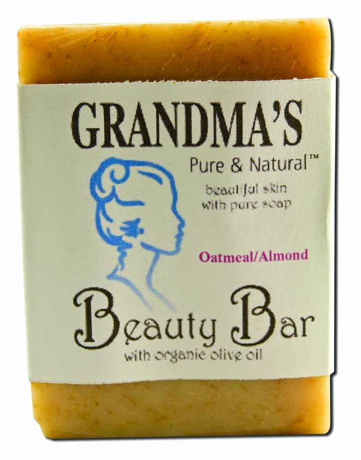 Grandmas Soaps Beauty Bar Almond and Oatmeal 4 Oz