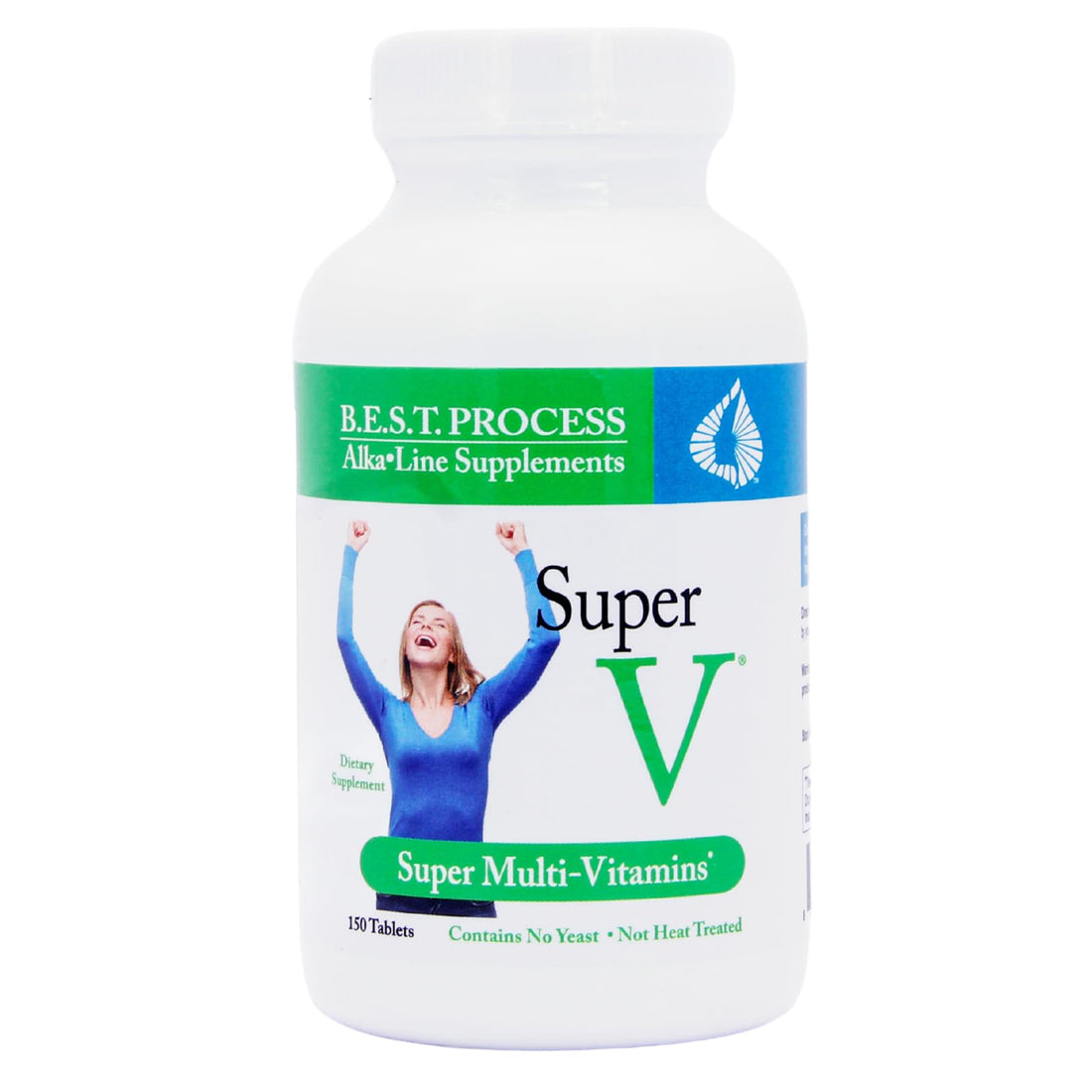 Morter HealthSystem SuperV Best Process AlkaIine — Energizing & Detoxifying Multivitamin — Vitamins & Minerals with Digestive Enzymes, Superfoods and Herbs