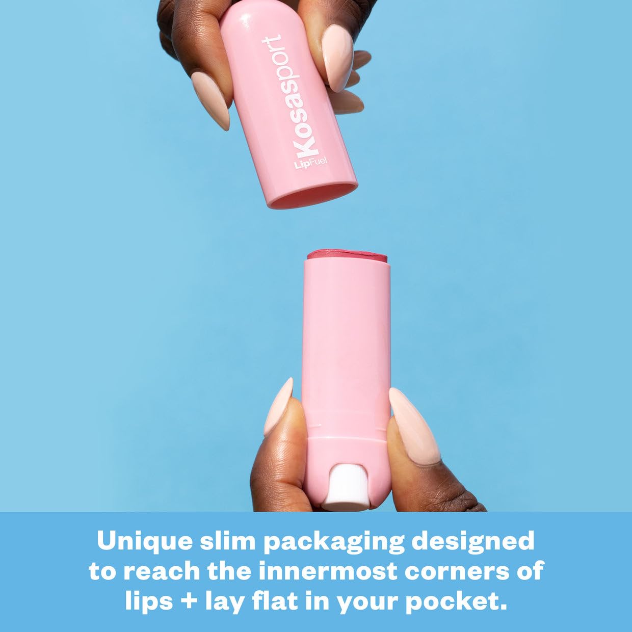 Kosas LipFuel Hyaluronic Lip Balm in Rush 0.17 oz Full Sized