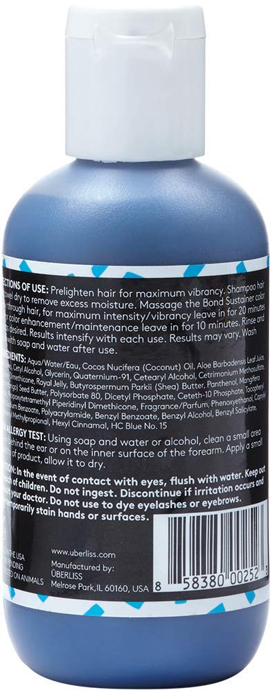 Uberliss Bond Sustainer Hair Color Blue Peony Blue Peony