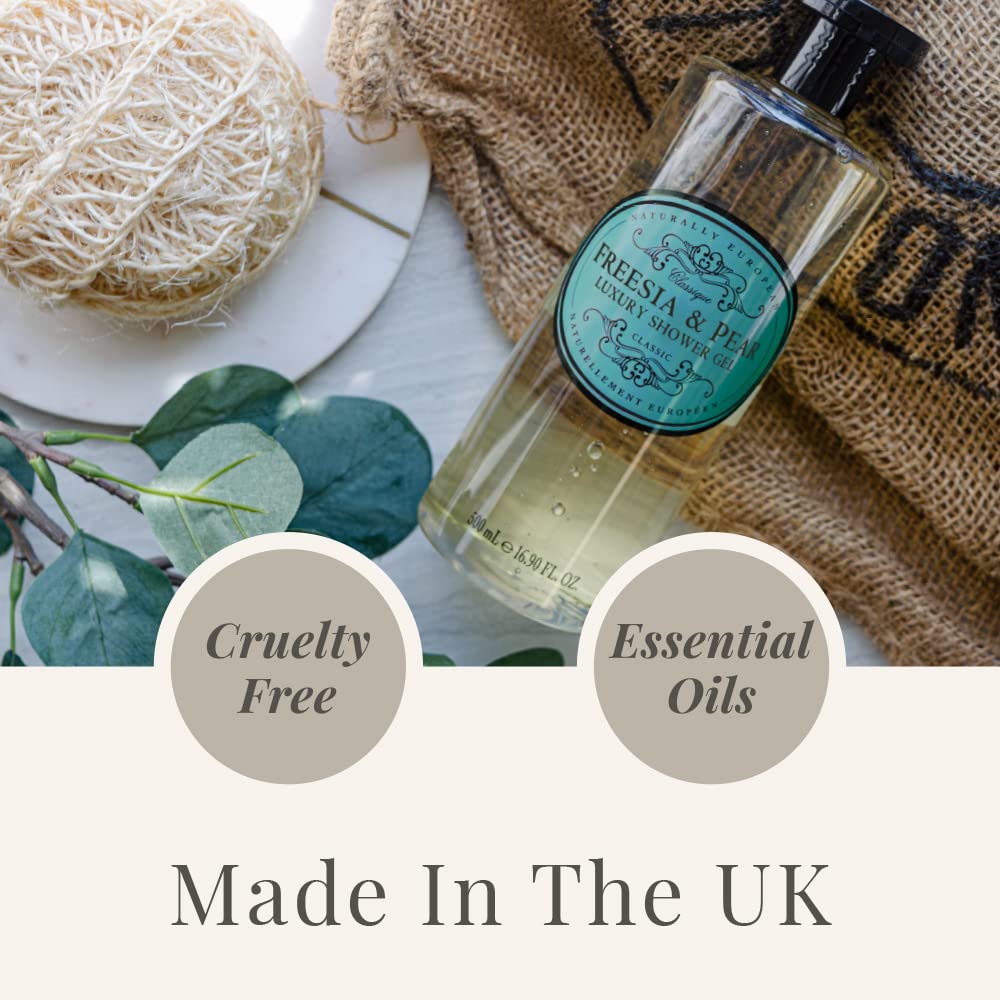 Naturally European Freesia & Pear Body Shower Gel