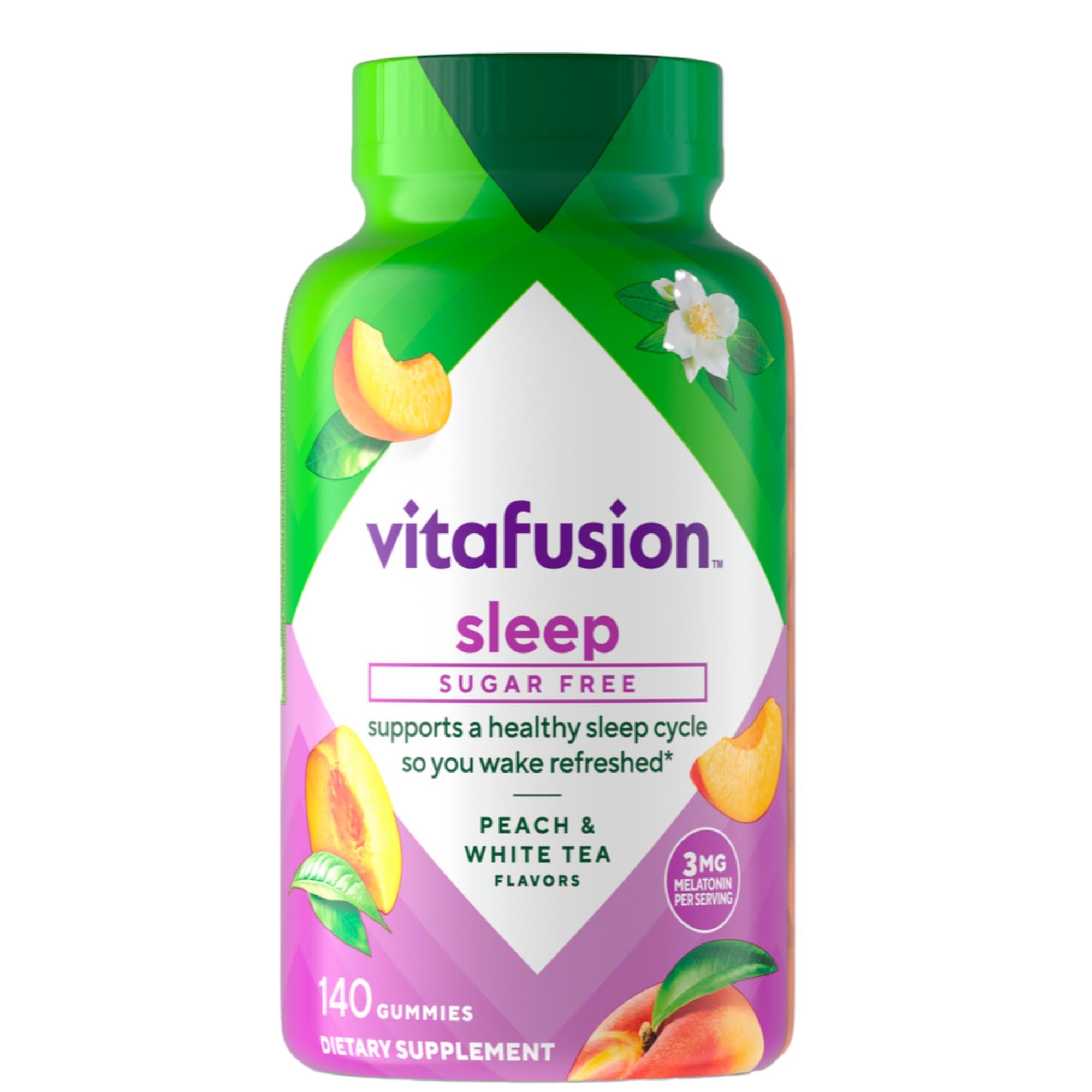 Vitafusion Melatonin Gummy Vitamins, 140 Count (Pack of 1)
