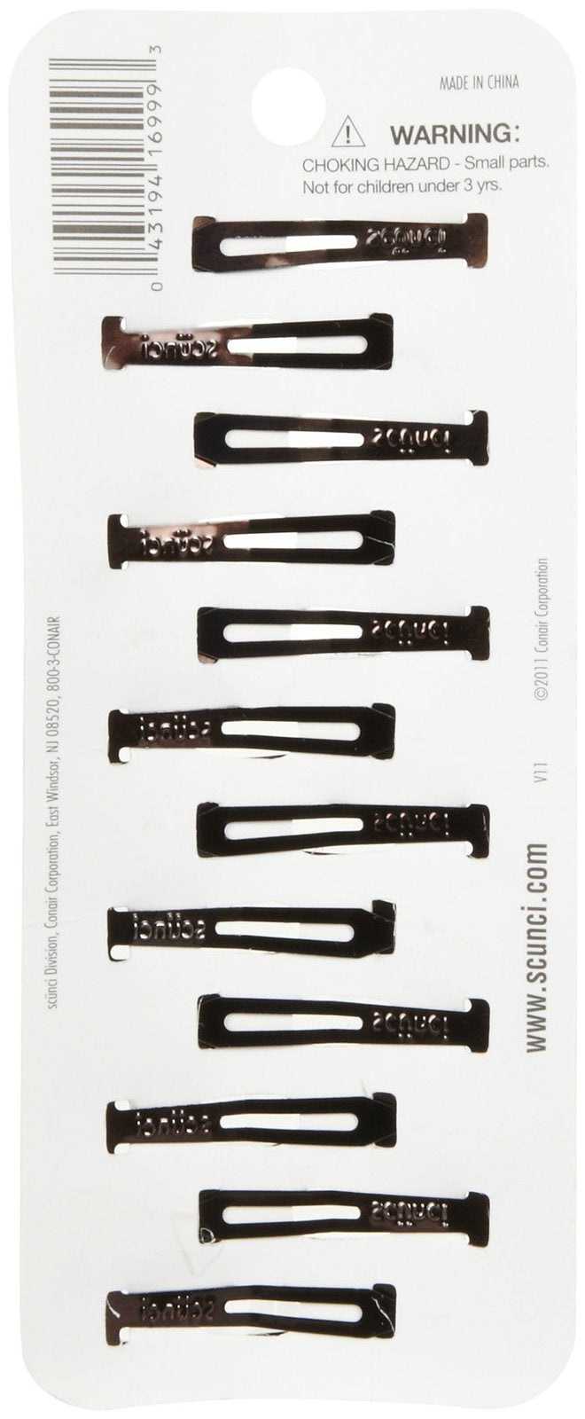 Scunci Cont Clippies - Brown