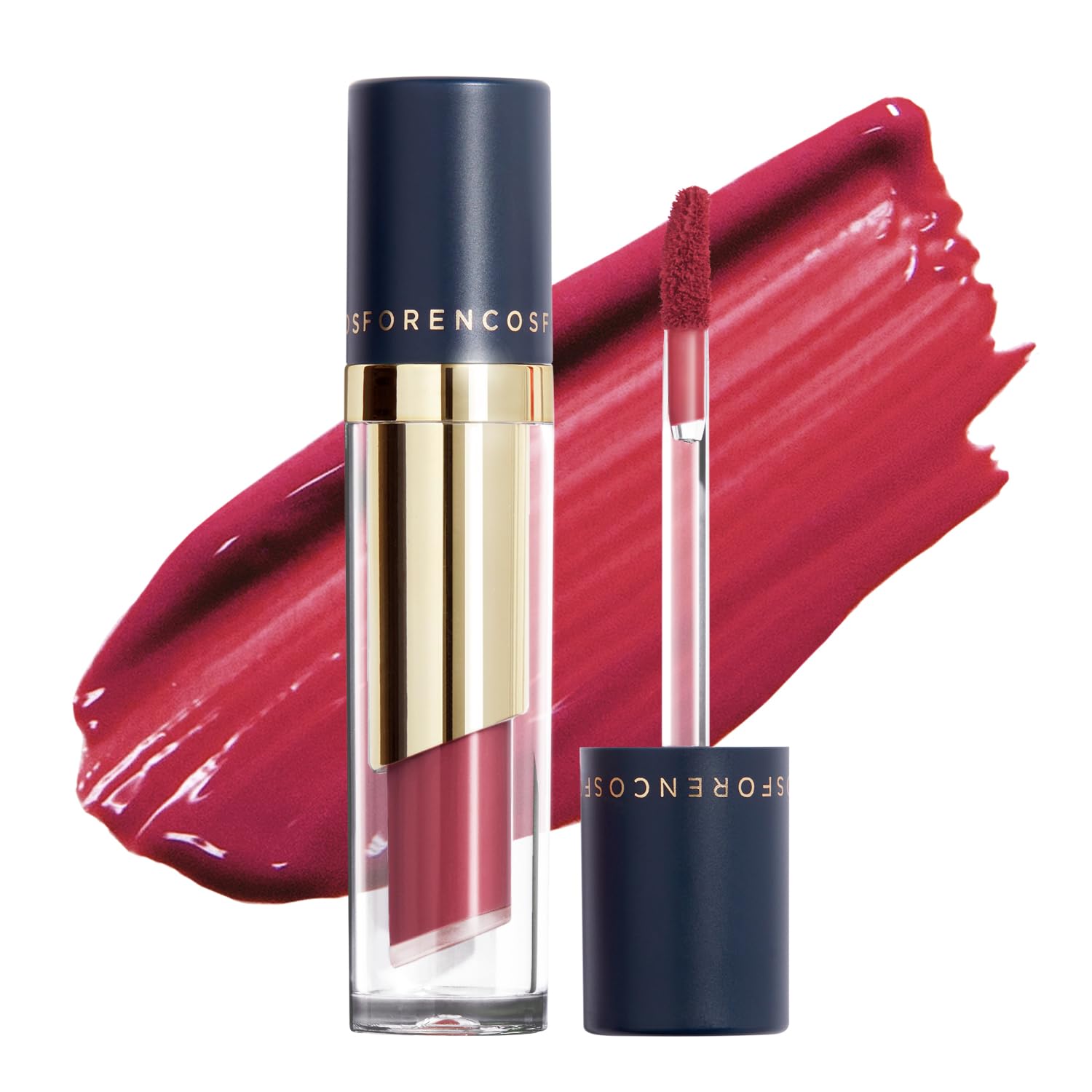 FORENCOS Long Lasting Waterproof Lip Stain Liquid Lipstick, Velvet Matte, Longwear, High Pigmentation, Tattoo Lips, Weightless, Smudge-proof, Non-Sticky, Korean Lip Tint Stain Makeup (37 Black Cherry)