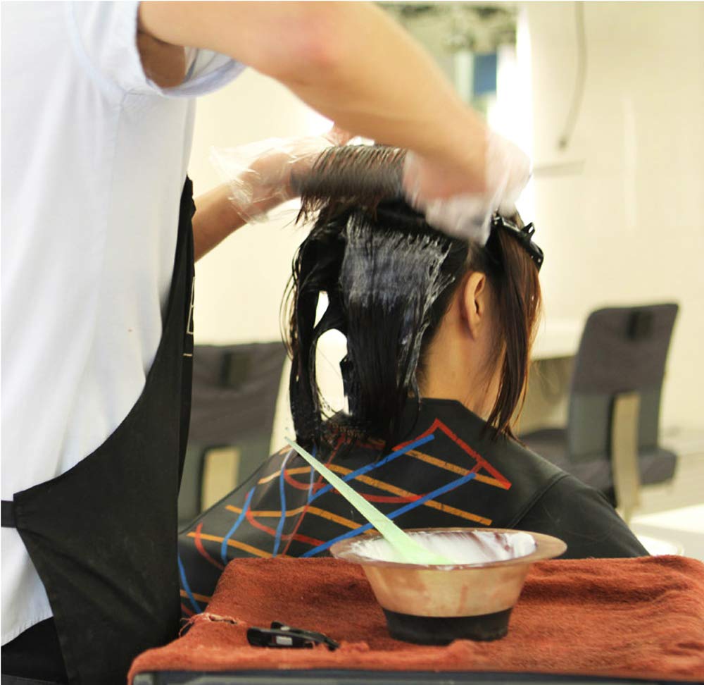 Salon Barbers Cutting Collar, Magnetic Waterproof Colouring Cape-black Color