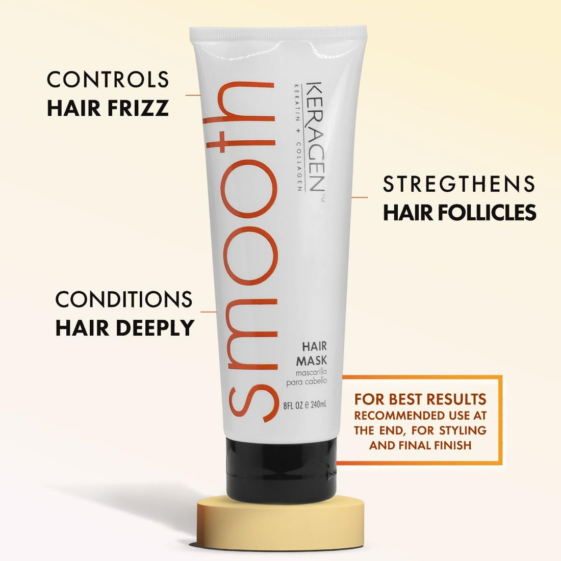 Keragen Organic Hair Treatment Mask 8 Fl Oz