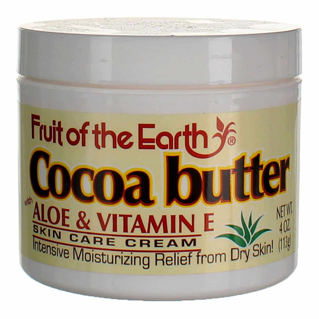 Fruit Of The Earth Bogo Cream Cocoa Butter 4oz. Jar (2 Pack)