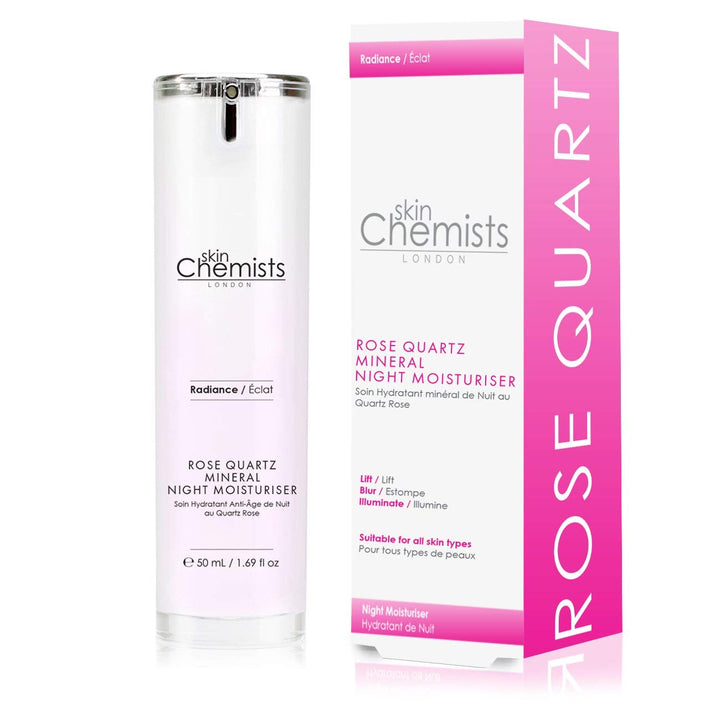 Rose Quartz Mineral Night Moisturiser 50 ml: skinChemists Rose Quartz Mineral Night Moisturiser 50 ml