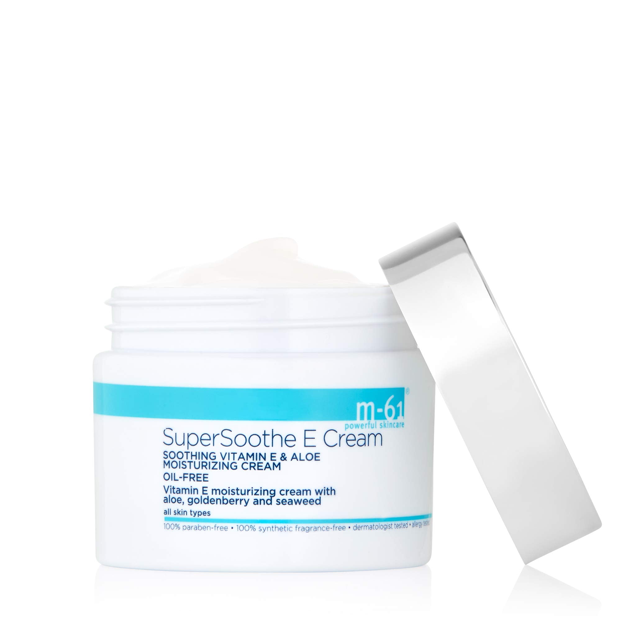 M-61 SuperSoothe E Cream - Soothing and hydrating oil-free vegan cream with peptides, vitamin E & alo