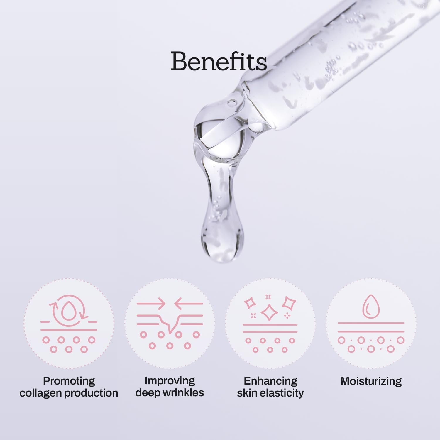 Collagen Peptide 12X Boosting Serum, Enhances Skin Elasticity & Reduces Deep Wrinkles, Promotes Collagen Production for Firm and Youthful Skin, Korean Skincare, 1.01 fl.oz