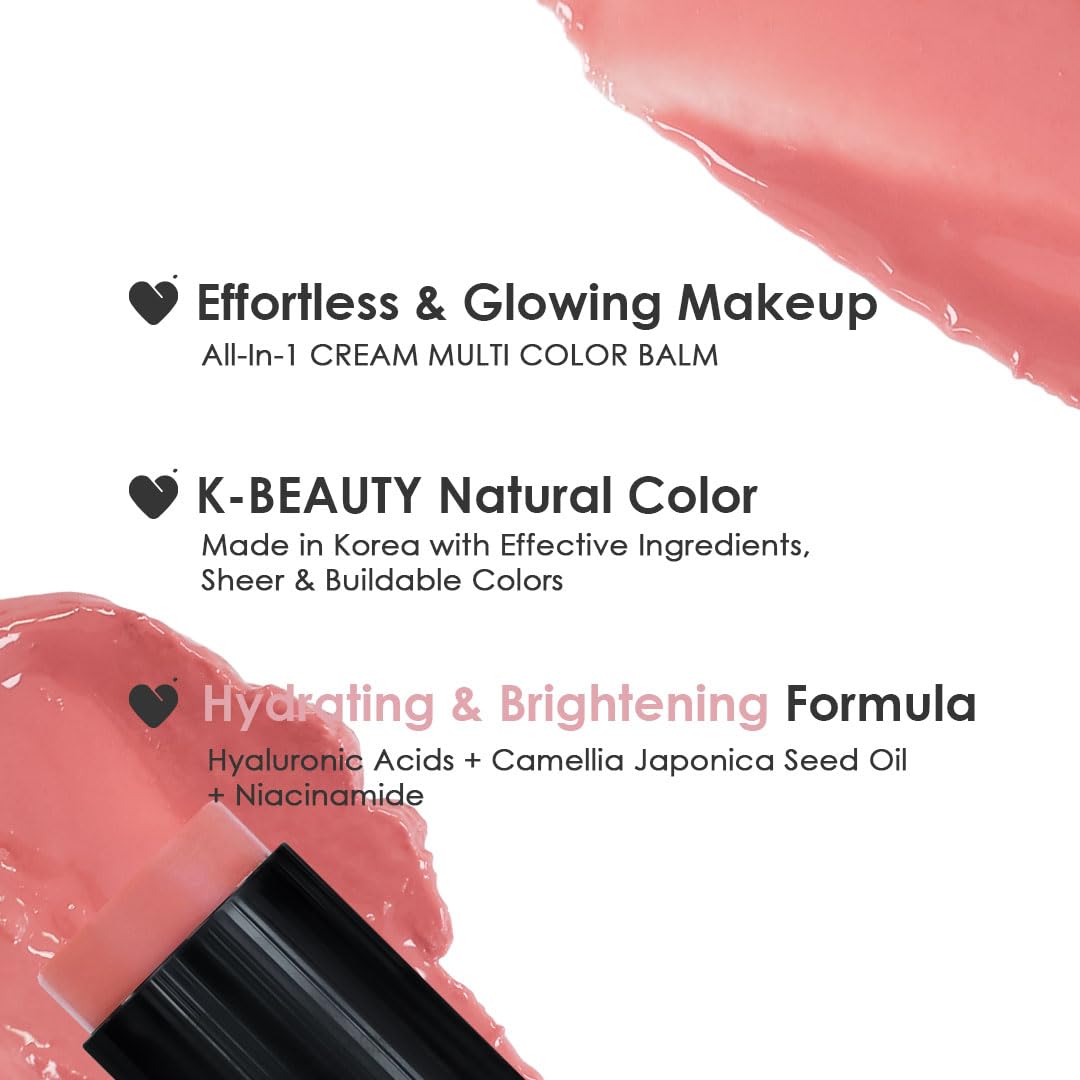 glowiest EFFORTLESS GLOW CAMELLIA MULTI-BALM (Pink Crush, One size)