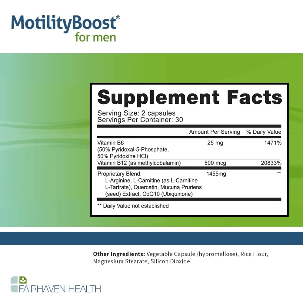 Fairhaven Health FertilAid for Men, MotilityBoost, and Countboost Combo | Fertility Supplements for Men | Male Fertility Supplement with Conception for him Prenatal Vitamin