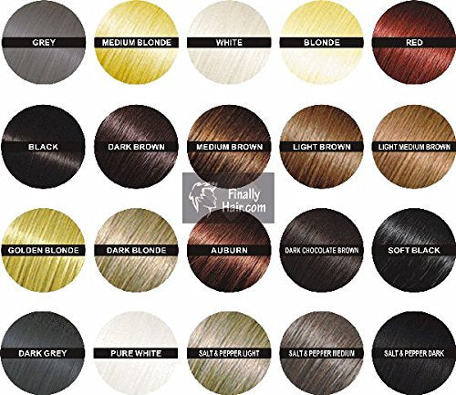Finally Hair Building Fiber Refill 100 Black Grams Hair Loss Concealer by Finally Hair (Black)