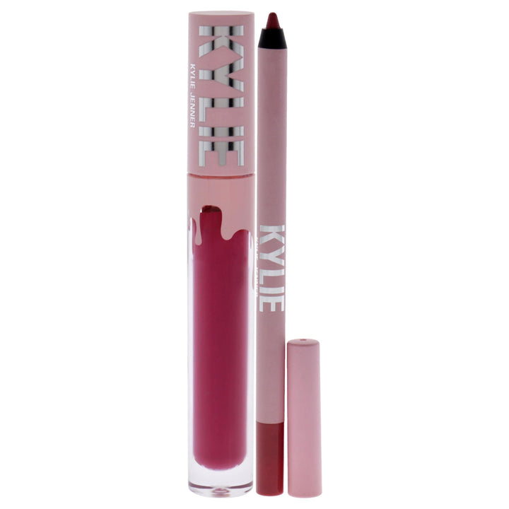 Kylie Cosmetics Matte Lip Kit - 102 Extraordinary for Women - 2 Pc 0.10 oz Matte Liquid Lipstick, 0.03 oz Lip Liner