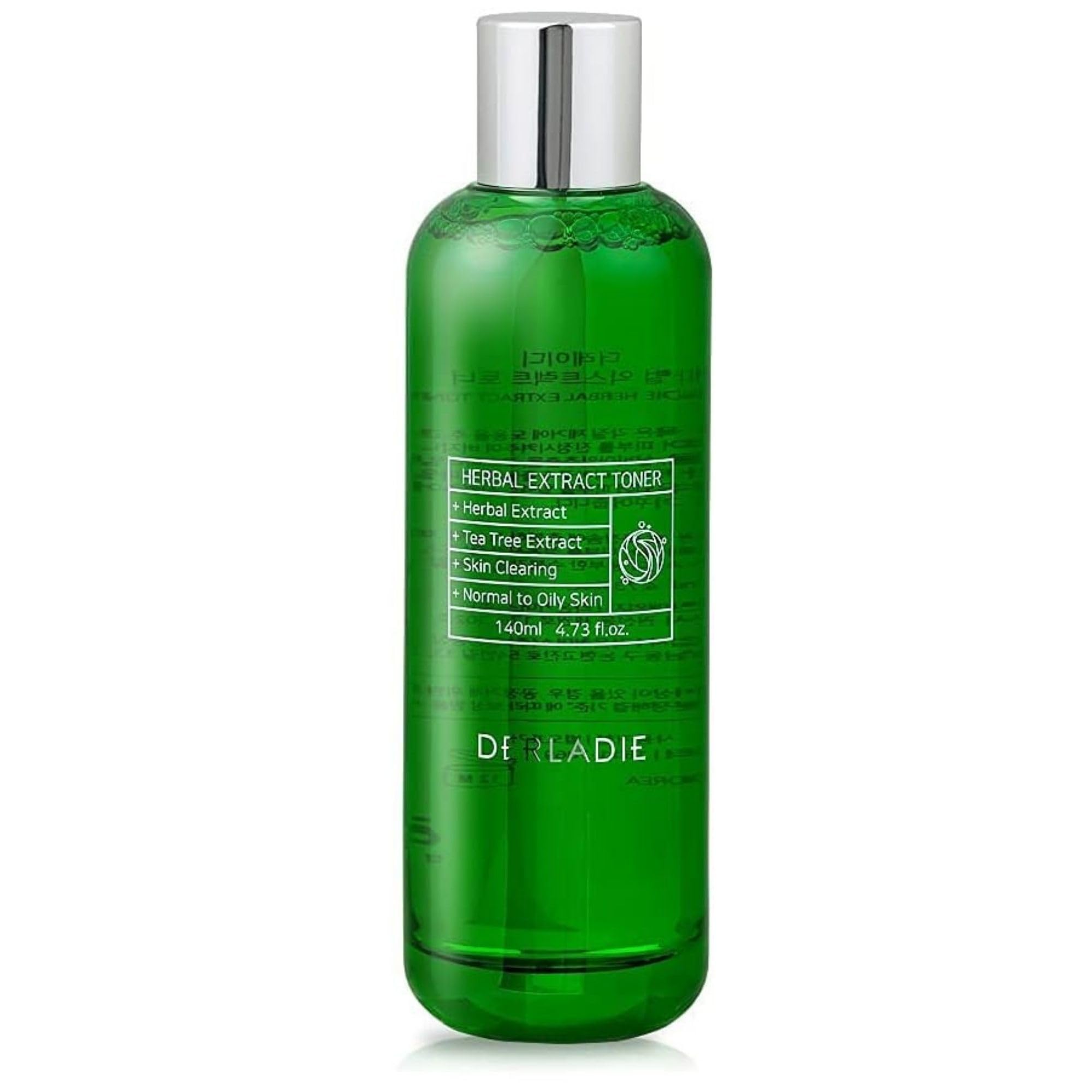 Toner for Oily and Sensitive Skin DERLADIE Herbal Extract Toner 140ml
