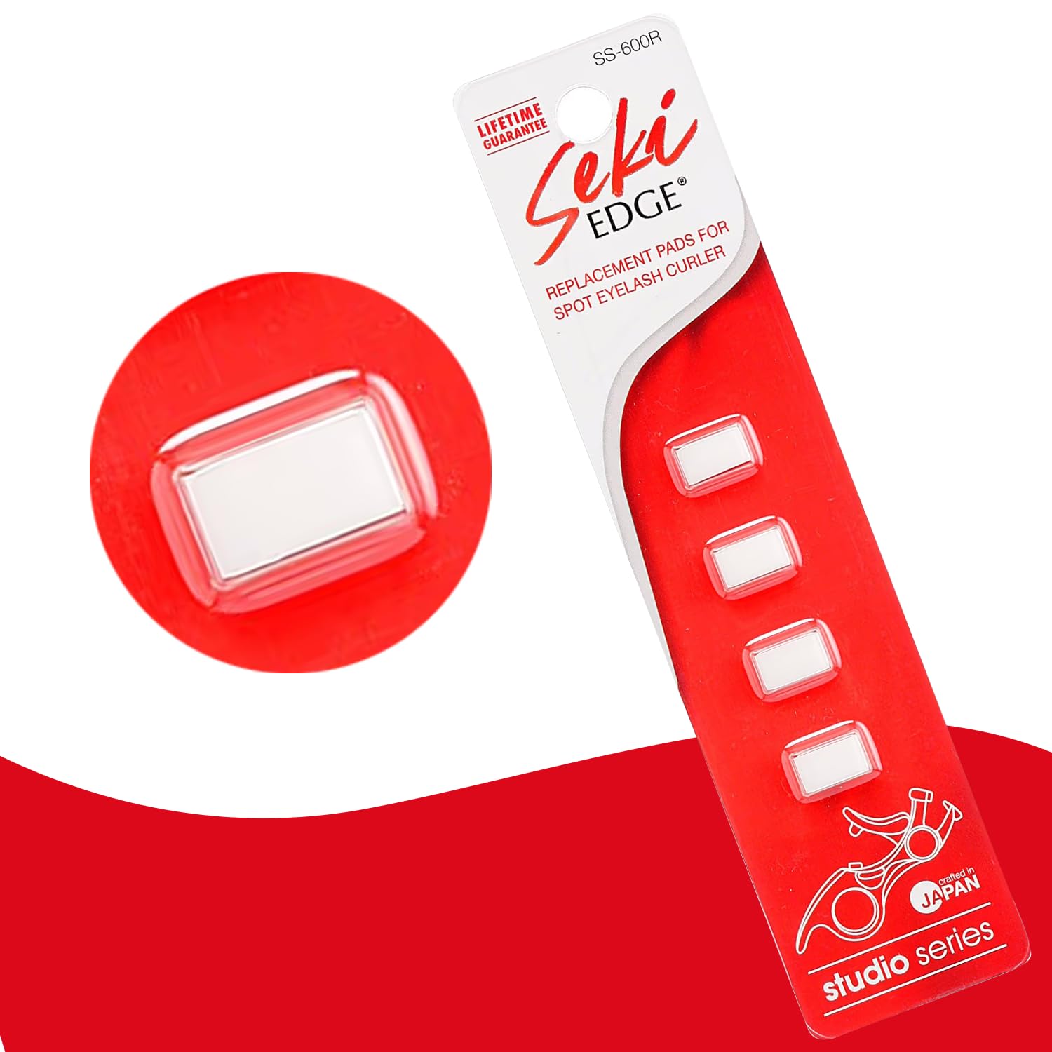 seki Replacement Pads for Folding Eyelash Curler Ss-600