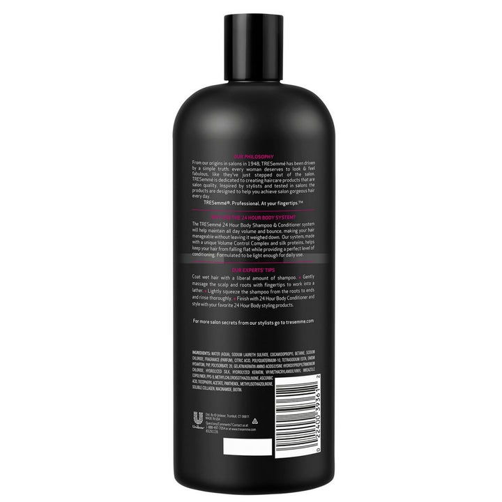 TRESemme Shampoo, 24 Hour Body, Healthy Volume, 828mL