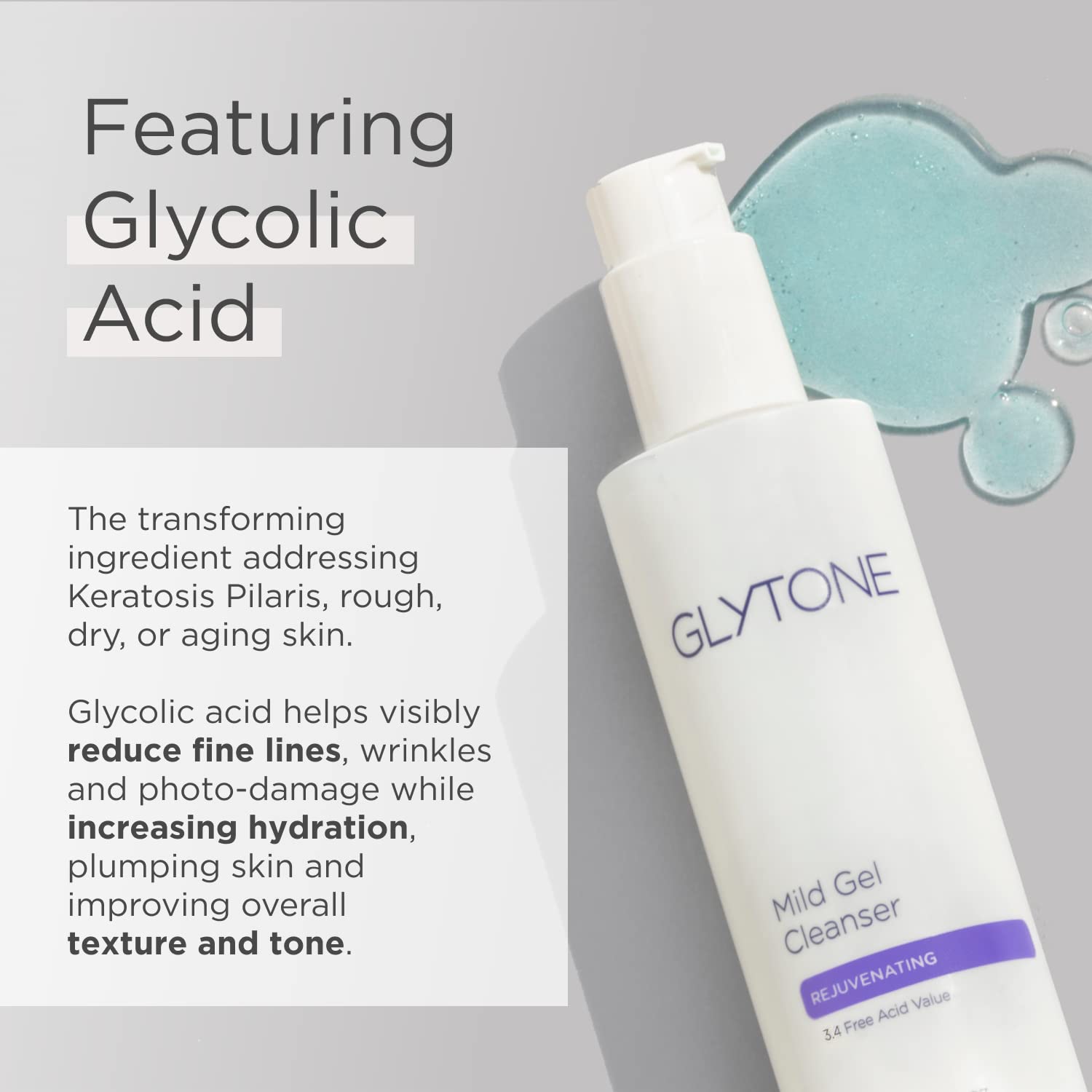 Glytone StepUp Cleanse Mild Cream Wash 200ml/6.7oz