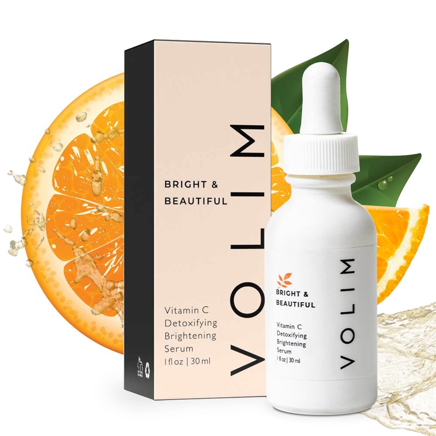 VOLIM Bright & Beautiful Vitamin C Facial Serum, Anti-Aging Face Serum for Women