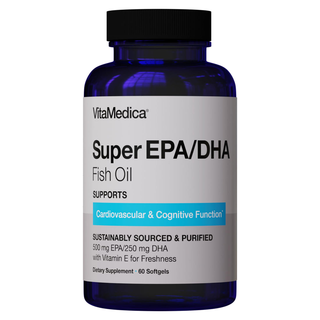 High-Potency, Super EPA/DHA Fish Oil 750mg of Essential Omega-3 Fatty Acids | EPA & DHA | Heart Health, Brain Health, Immune System Health