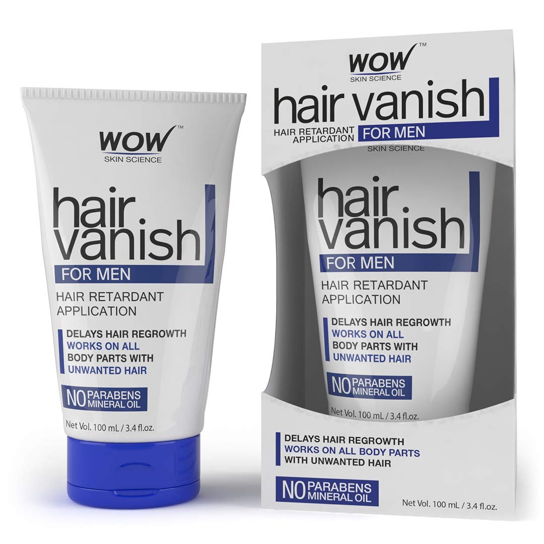 WOW Skin Science Hair Vanish For Men - No Parabens & Mineral Oil, 100ml