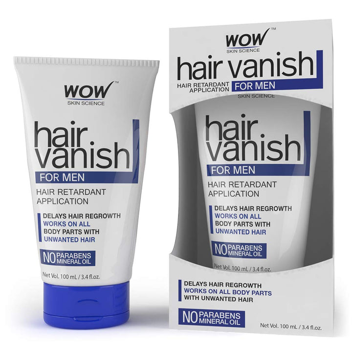 WOW Skin Science Hair Vanish For Men - No Parabens & Mineral Oil, 100ml