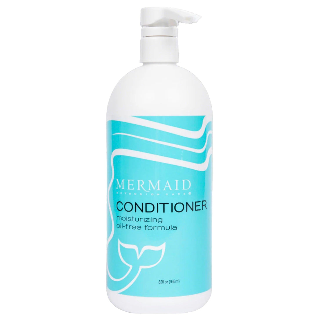 Mermaid Extension Care Conditioner, Moisturizing, Oil-Free Daily Formula for Hair Extensions, 32 fl oz
