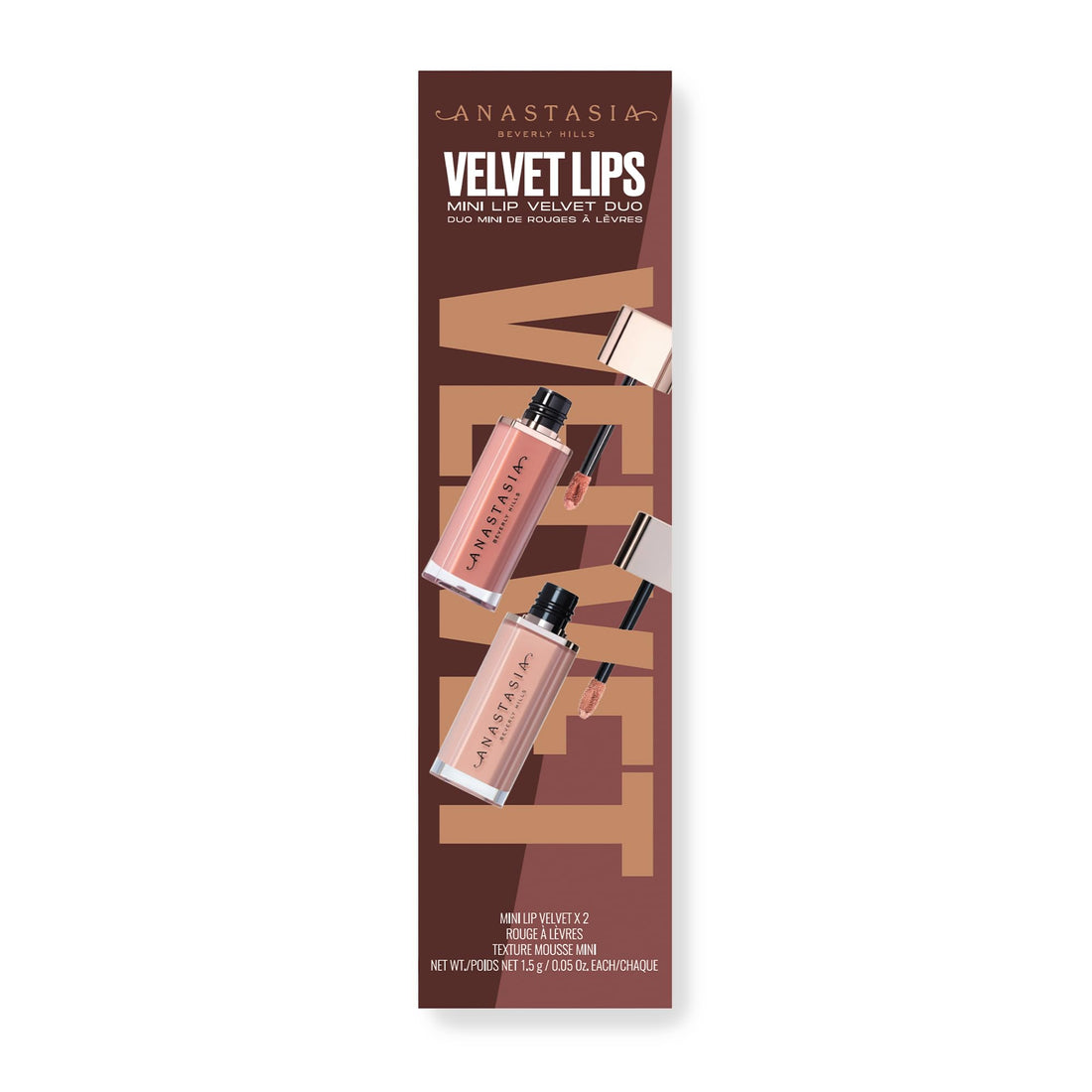 Anastasia Beverly Hills - VELVET LIPS Mini Lip Velvet Duo - Softy + Peachy Nude