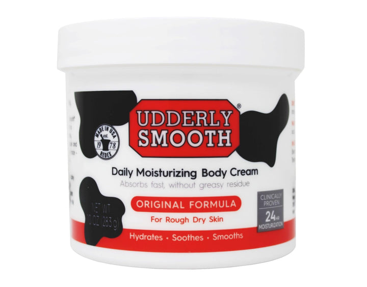Udderly Smooth Udder Cream, Skin Moisturizer, 12 Ounce Jar
