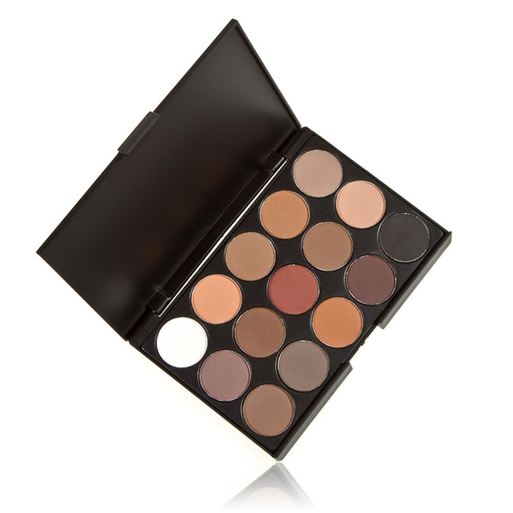 Pure Vie Professional 15 Colors Eye Shadow Palette Makeup Contouring Kit