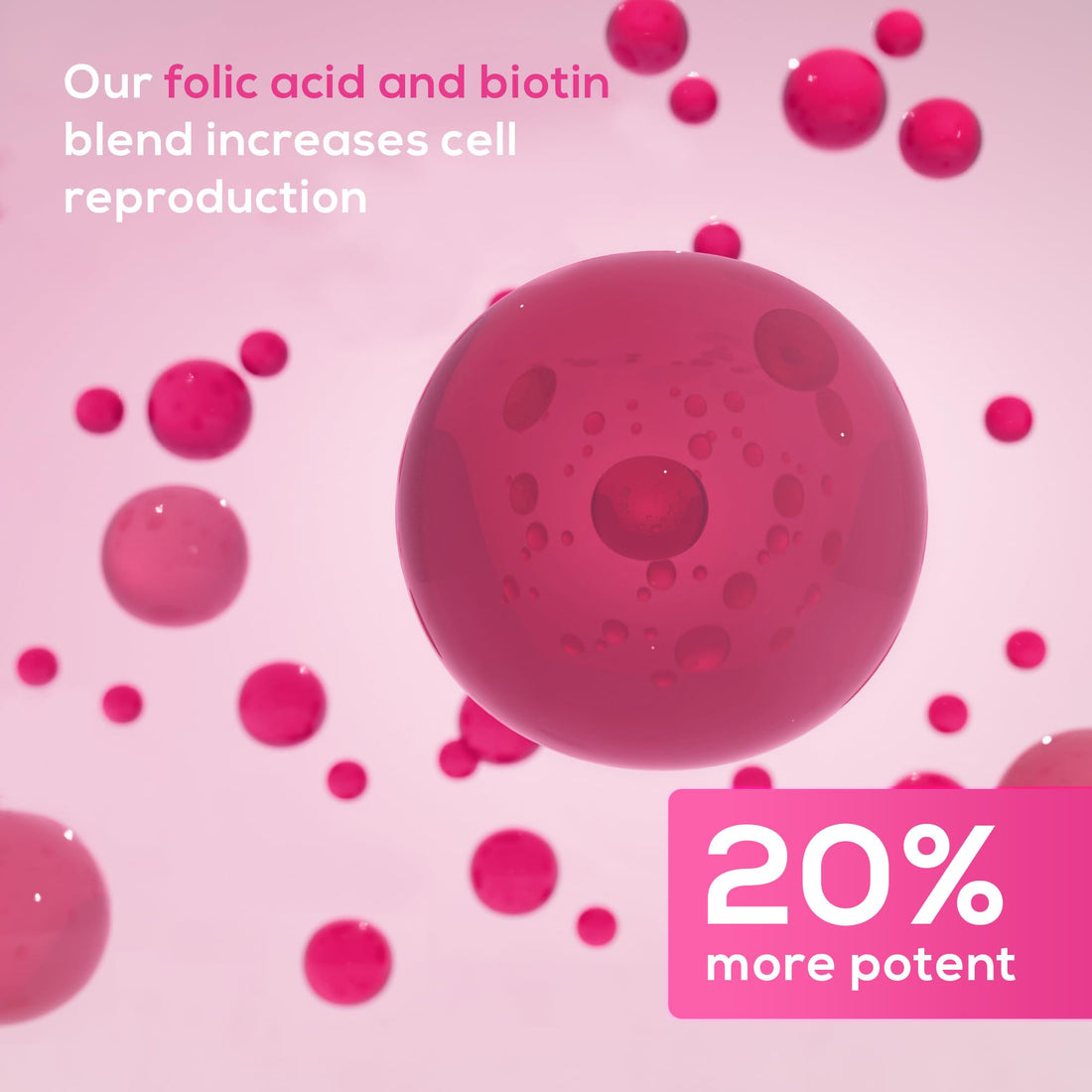 Biotin Gummies for Hair Growth 5100 mcg - Hair, Skin, and Nails Vitamins for Men & Women - with Folic Acid, Vitamins A, C, E & D and Extra Strength for Faster Hair and Nail Growth, 60 Gummies