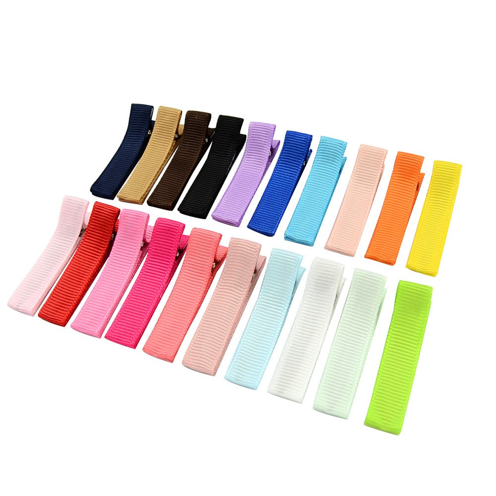 inSowni 20 Pack 1.8 Fully Lined DIY Alligator Hair Clips Barrettes for Baby Girls Toddlers