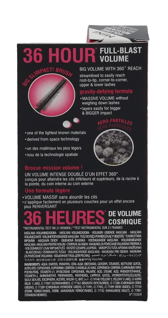 Benefit BADgal Bang! 36-Hour Full-Blast Volumizing Mascara Mini Black