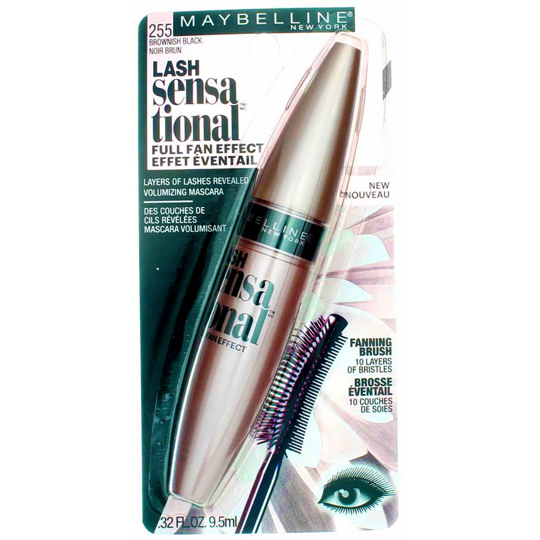 Maybelline New York Lash Sensational Mascara, Brownish Black [02] 0.32 oz